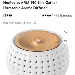 HoMedics White Oil Diffuser Ellia